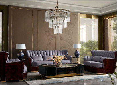 Sofagarnitur 321 Setzt Set Design Sofa Polster Couchen Canapé Modern